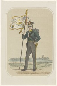 Volunteer Hunter da Universidade de Leiden, 1830 de Willem Bal