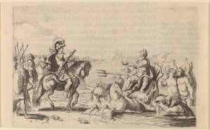 Alexandre o Grande e Neptuno, 1634. de Willem Basse
