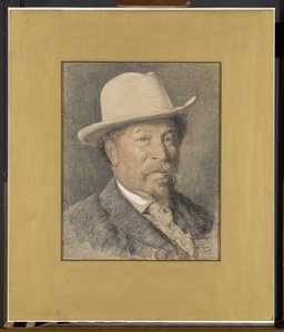 Retrato do pintor Gerardus Johannes Roermeester (1844-1936)