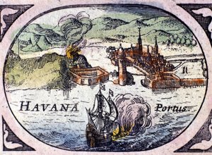 Havana, com base no Atlas de William Blaeu de Willem Blaeu