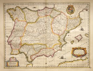 Espanha do Theatrum Orbis Terrarum de Willem Bleau, Amsterdão de Willem Blaeu