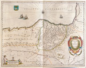 região centrada em Bilbau e que se estende de S de Willem Blaeu
