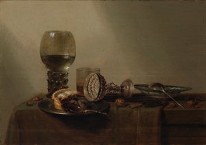 Natureza morta, 1637. de Willem Claesz. Heda
