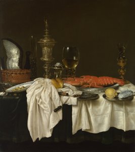 Still Life with a Lobster, c. 1650-1660 de Willem Claesz. Heda