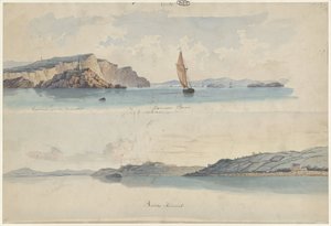 Duas vistas da costa inglesa: Baía de Swansea e Canal de Bristol