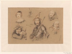 Figuras de Dom Quixote de Willem Hendrik Schmidt