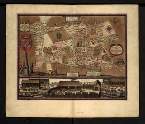 Imagem da mina de sal Wieliczka por Wilhelm Hondius, Polónia