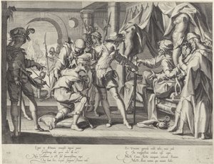 O Conde Guilherme III da Holanda ordena a decapitação do seu oficial de diligências
Thronus Justitiae (título da série)