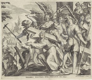 Kruisdraging
Thronus Justitiae (título da série) de Willem Isaacsz. van Swanenburg