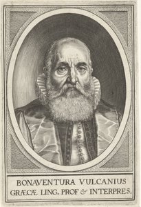 Portret van Bonaventura Vulcanius de Willem Isaacsz. van Swanenburg