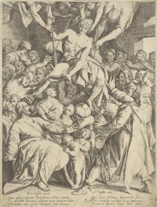 Paralisado por um telhado rebaixado a Cristo de Willem Isaacsz. van Swanenburg