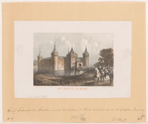 O castelo em Wedde (título no objeto) de Willem Jacob Hofdijk