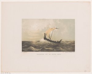 Navio, século V Navio do século V (título no objeto) de Willem Jacob Hofdijk