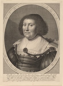 Catarina, Condessa de Pallandt de Willem Jacobsz Delff after Michiel van Miereveld