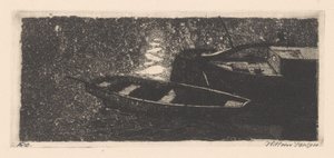 Popa e barco a remo