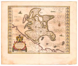 Rügen De: Velho Mundo ..., 1645 de Willem Janszoon Blaeu