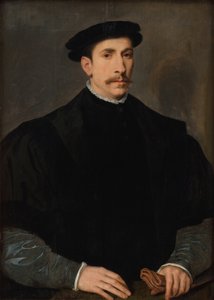 Retrato de um homem de Willem Key
