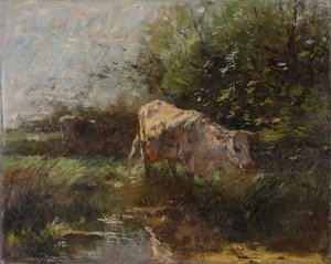 Prado com vacas de Willem Maris