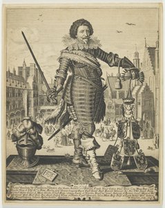 Frederik Hendrik, Príncipe de Orange, c.1634 (gravura) de Willem Outgertsz Akersloot