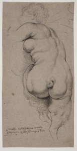 Fauno feminino, vista traseira de Willem Panneels