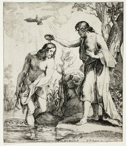 O Batismo de Cristo de Willem Panneels