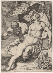 Júpiter e Antíope de Willem Panneels after Sir Peter Paul Rubens