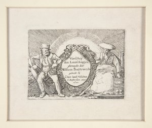 Página de título de O Conjunto das Paisagens de Willem Pietersz. Buytewech