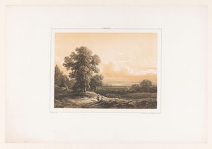 Paisagem com duas figuras