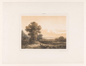 Paisagem com duas figuras