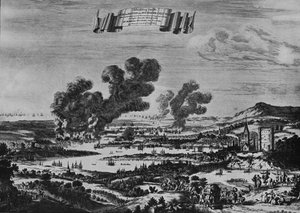 Invasão de Hollands no Tamisa, c1668