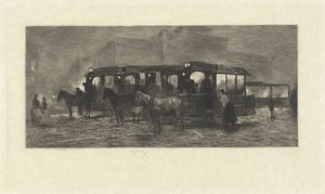 Praça à noite de Willem Steelink (II)