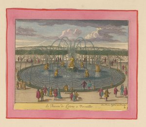 Bassin de Latone in den Gärten von Versailles