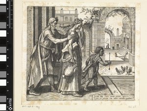 Expulsão de Hagar e Ishmael
História de Hagar e Ishmael (título da série) de Willem Thibaut