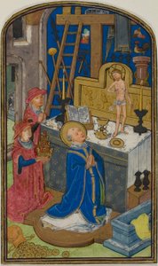 A Missa de São Gregório, de um Livro de Horas