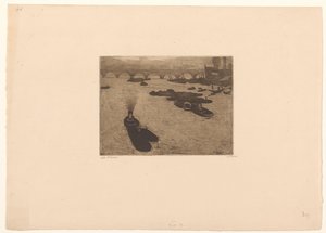 Barcos no Tamisa em Londres de Willem Witsen (signed by artist)