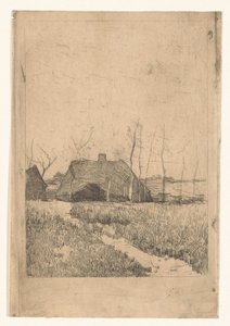 Fazenda à noite de Willem Arnoldus Witsen