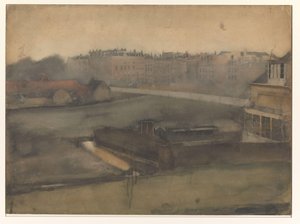 Vista pelo Oosterpark em Amesterdão de Willem Arnoldus Witsen
