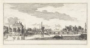 Vista da aldeia de Uithoorn de Willem Writs