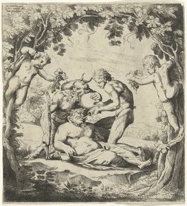 Bebidas de Bacchus de Willem van Haecht (II)