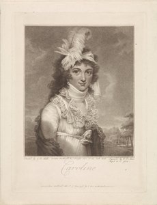 Retrato de Caroline Amalia Elisabeth de Brunswick-Wolfenbüttel