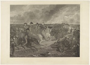 Príncipe de Orange na batalha de Quatre-Bras, 1815