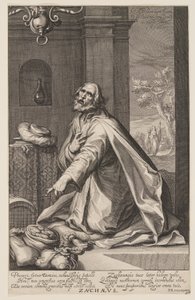 Zacarias, de Pecadores do Antigo e do Novo Testamento de Willem van Swanenburgh