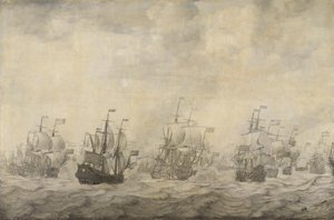 Episódio da Batalha dos Quatro Dias, 11-14 de Junho de 1666, da Segunda Guerra Anglo-Holandesa, 1665-67