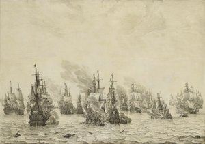 A Batalha de Livorno (Leghorn)
A batalha naval de Livorno, 14 de Março de 1653: episódio da Primeira Guerra do Mar Inglês (1652-54)