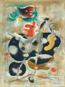 Eidos Flutuante de Willi Baumeister