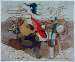 Eidos com paisagem de Willi Baumeister