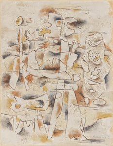 Paisagem rochosa de Willi Baumeister