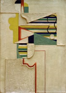 Figur mit Streifen von Willi Baumeister