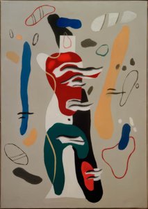 imagem de chama de Willi Baumeister