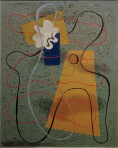 Forma de concha em azul de Willi Baumeister